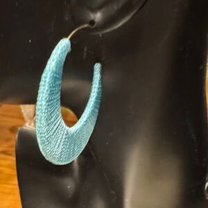 Elegant Turquoise Hoop Earrings